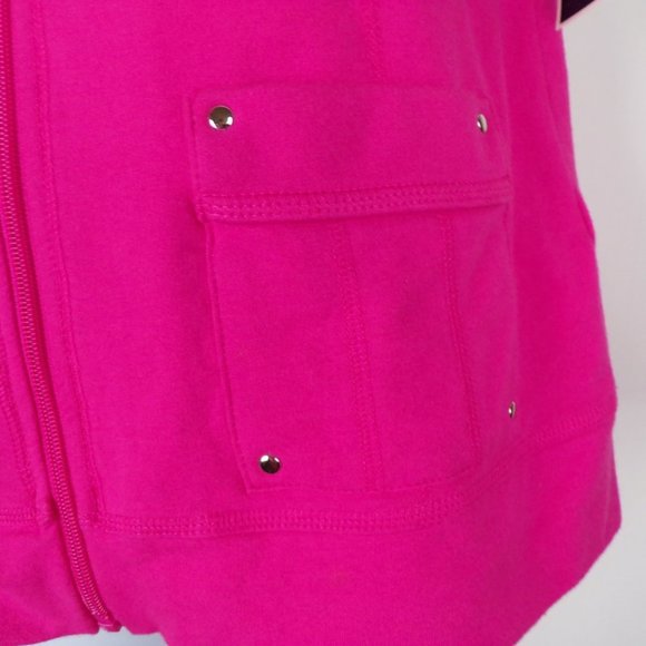 Karen Scott Sport Zip Up Vest Petite Med 2214 - Picture 6 of 7